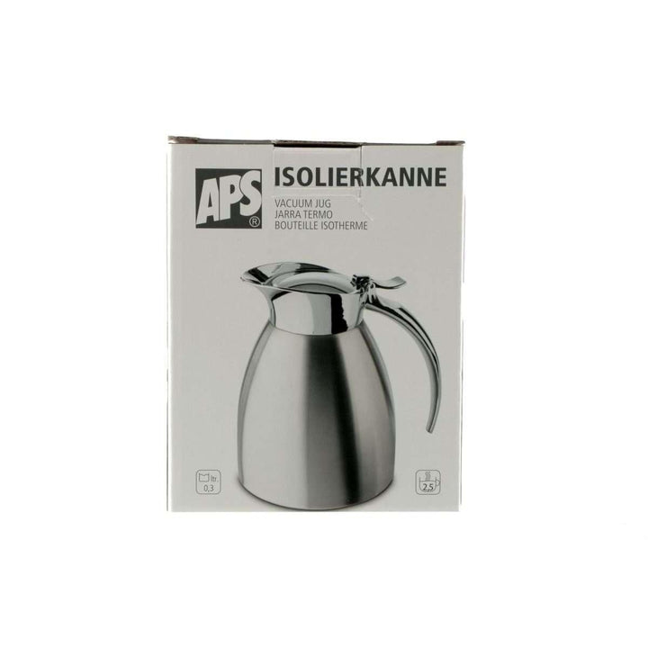 APS Isolierkanne „Advanced“, Kaffeekanne für alle gängigen Kaffeeautomaten, doppelwandiger Edelstahl