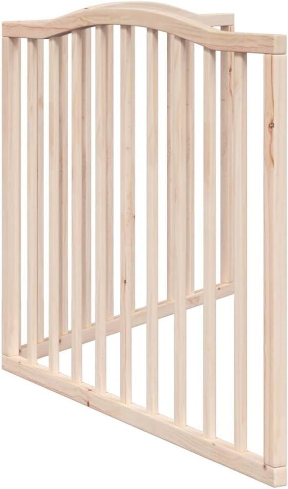 vidaXL Hundetor 3-TLG., Hundegitter Faltbar Pflegeleicht, Schutzgitter für Wohnzimmer Küche Treppe,