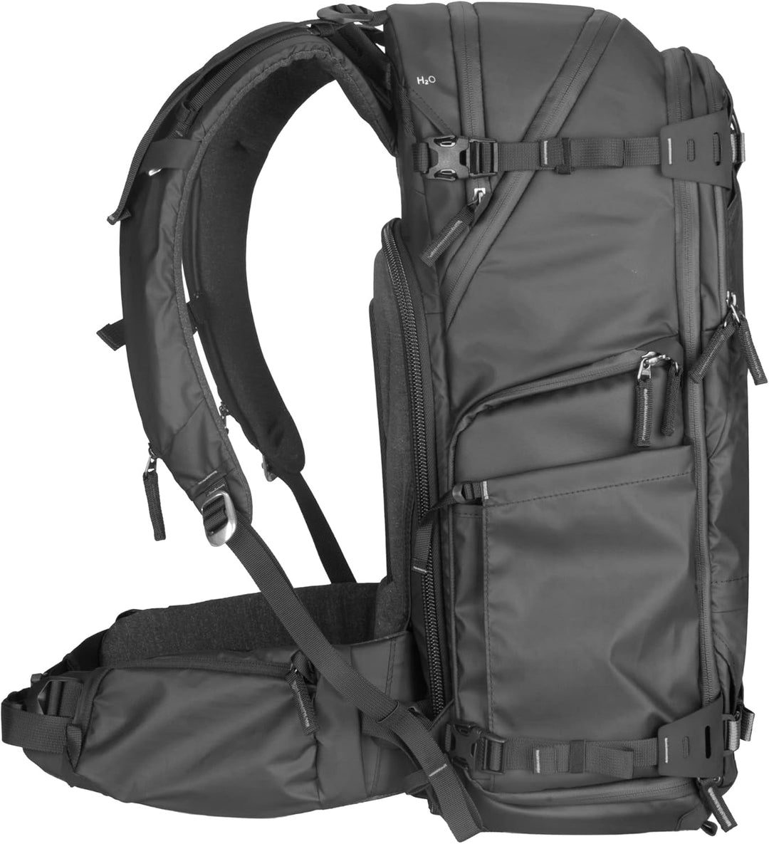 Summit Creative Tenzing Kamerarucksack mit Reissverschluss 45L Schwarz, 45L Schwarz