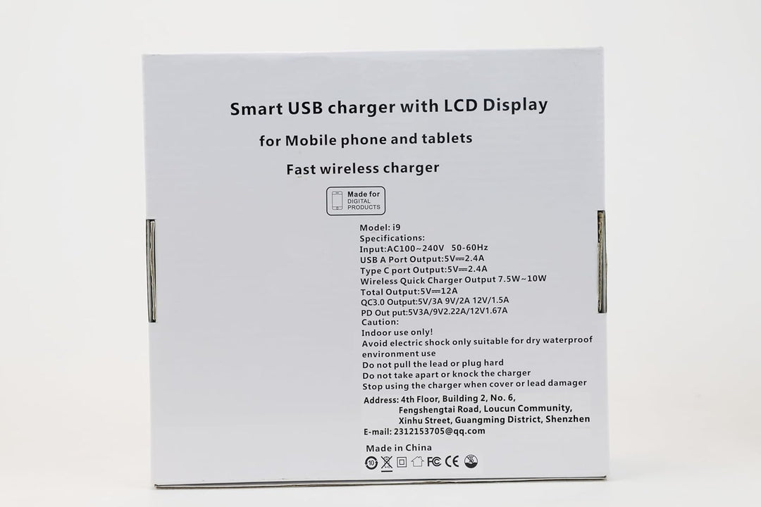 ideallife Ladestation für mehrere Geräte für 7 Anschlüsse, schnelles USB-Ladegerät mit Typ C PD20W Q