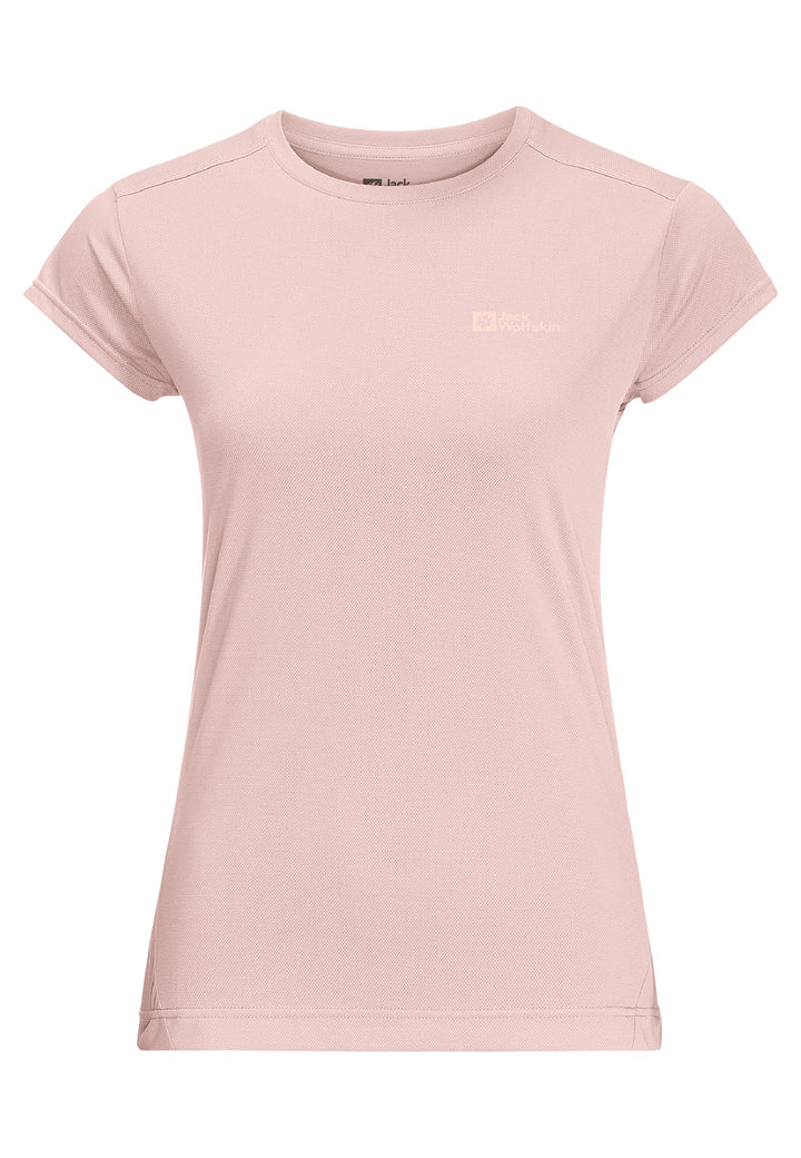 Jack Wolfskin Damen Prelight S/S W T-Shirt M Rose Smoke, M Rose Smoke