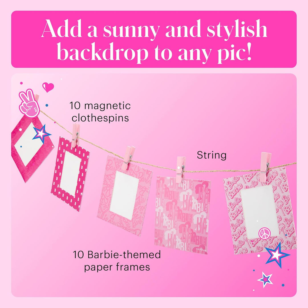 Kodak x Barbie Step Slim Kabelloser Sofortbild-Fotodrucker Barbie Geschenk-Bundle (Iconic Style) + B