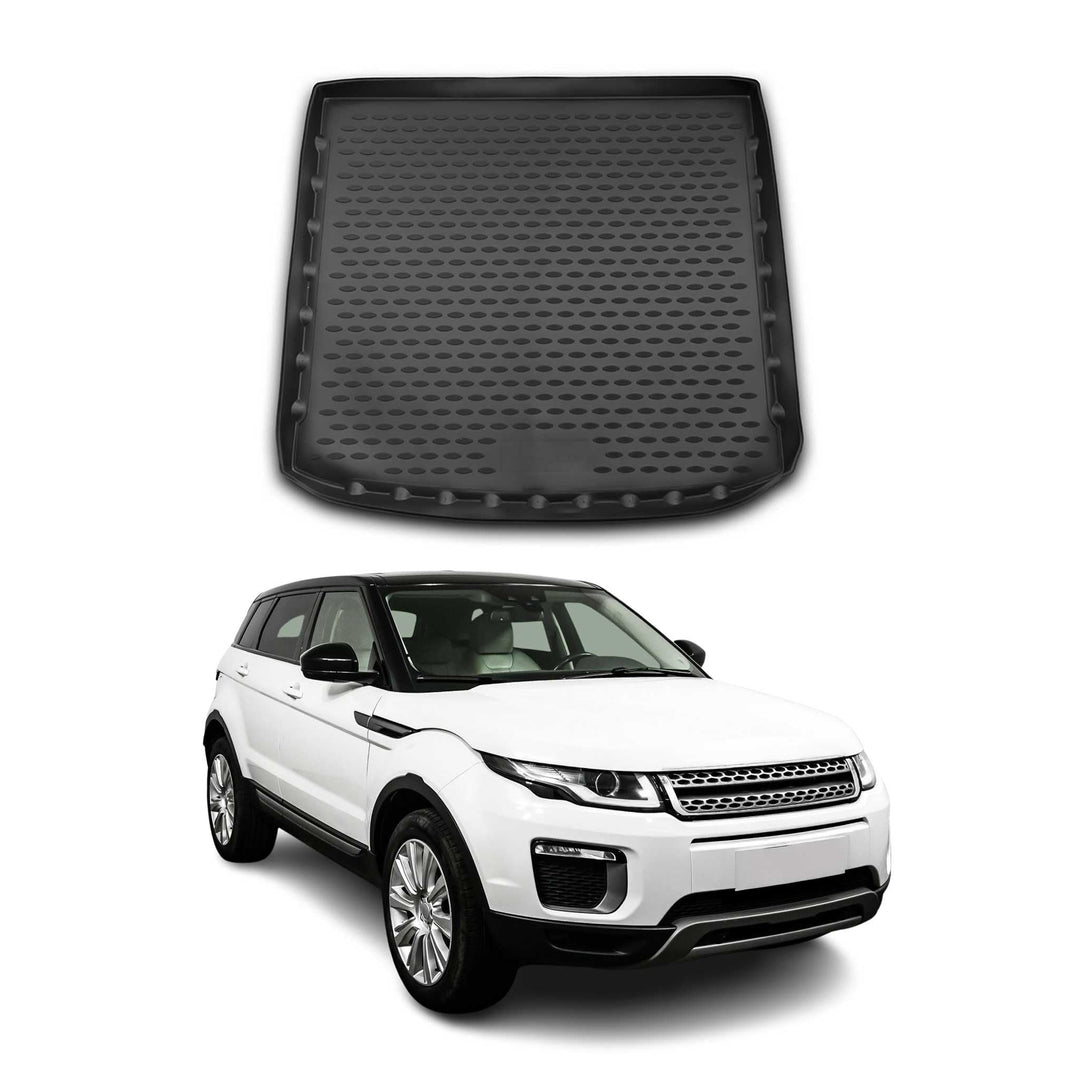 OMAC Kofferraummatte Kofferraumwanne kompatibel mit Range Rover Evoque L538 2011-2019 Gummi TPE Rang