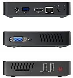 Mini PC Lüfterlos Celeron N4020 (bis zu 2.8 GHz) 4GB DDR4/64GB eMMC Mini-Desktop-Computer HDMI und V