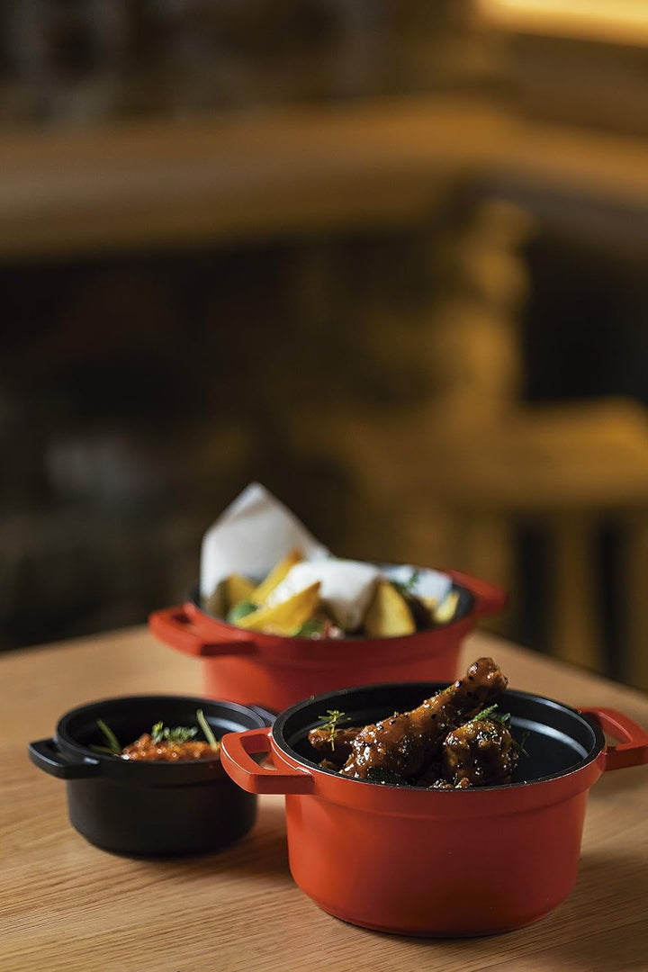 Lacor ROTBRATENTOPF 24 GIESSENALUM, Aluminium, Rot, 24 cm Rot 24 cm Rund, Rot 24 cm Rund