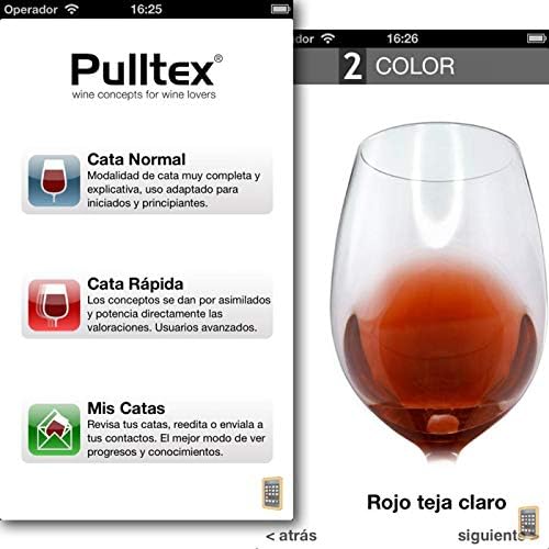 Pulltex - Set mit 24 Weinaromen - Nr. 12 Rotwein und Nr. 12 Aromen der Weissweine, Champagner, in Or