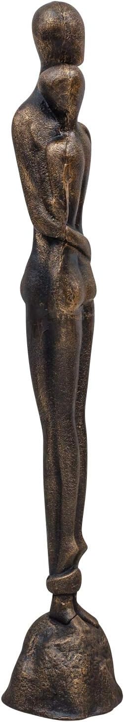 Skulptur Statue Figur Liebespaar Liebe Paar Hochzeit Eisen Garten 94cm