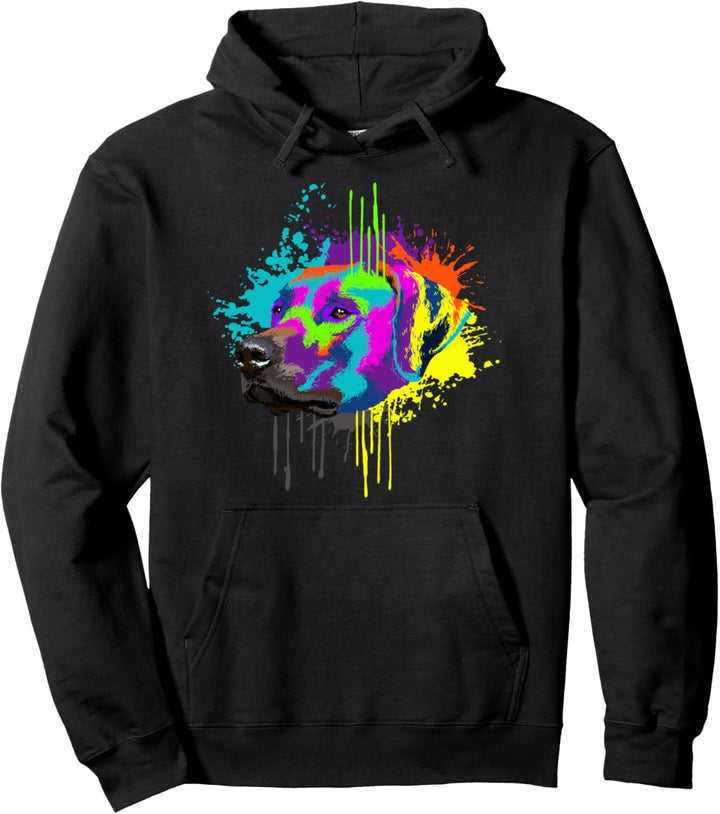 Splash Art Rhodesian Ridgeback Geschenkidee Hunde Pullover Hoodie