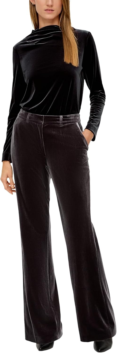s.Oliver BLACK LABEL Damen Samt Sweatshirt 38 9999, 38 9999