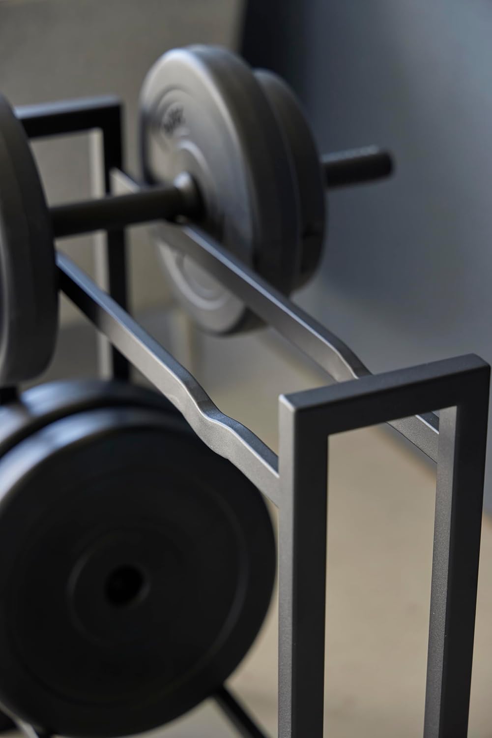 Yamazaki 1964 TOWER Dumbbell Rack, black, Steel/Silicone, 52 x 17 x 54.3 cm Schwarz, Schwarz