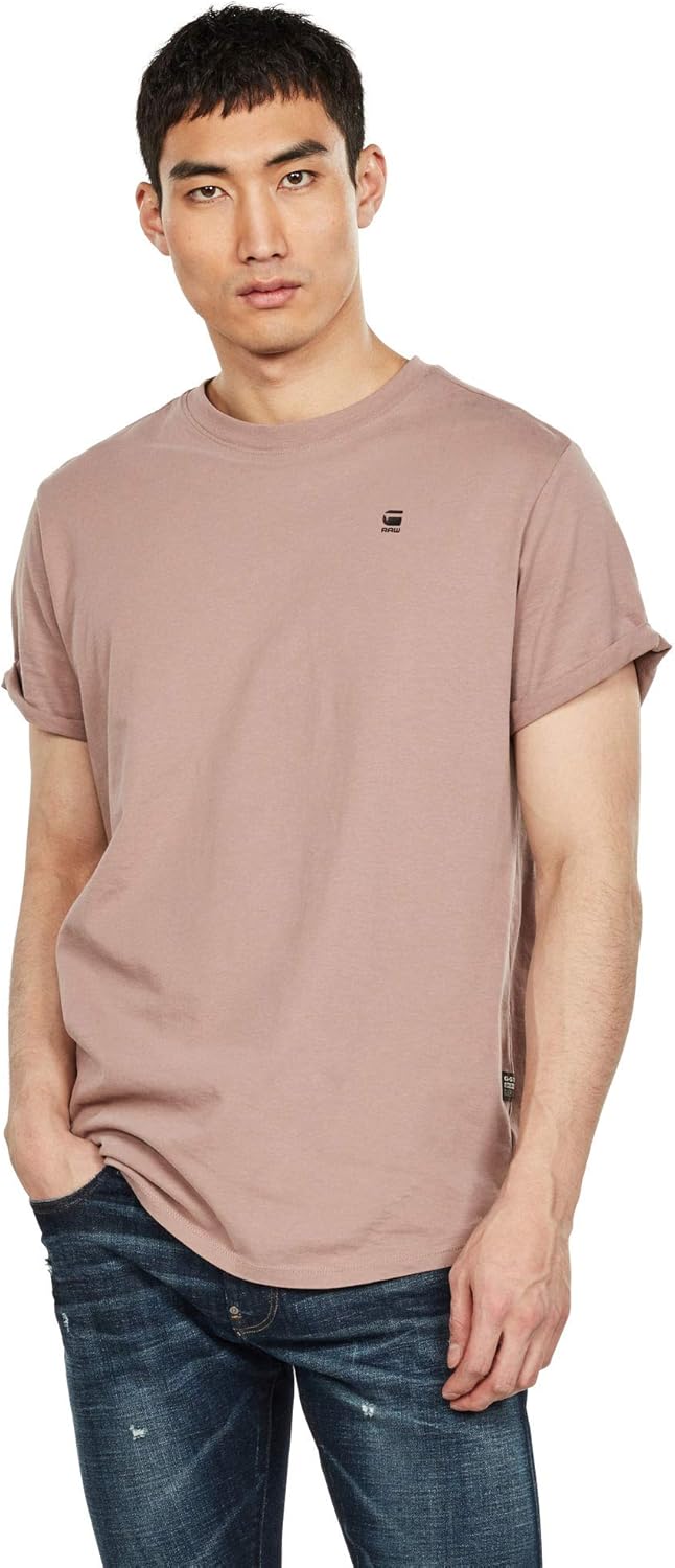 G-STAR RAW Herren Lash O. T-Shirts L Braun (Chocolate Berry D16396-b353-b113), L Braun (Chocolate Be