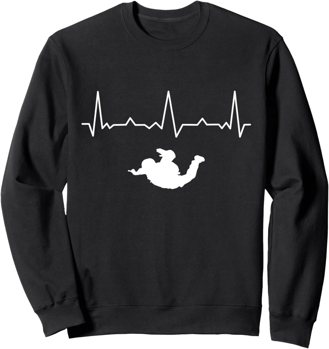 Fallschirmspringen Tandem Fallschirm Sprung Vintage Skydiver Sweatshirt