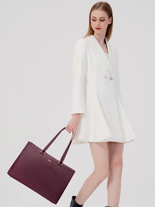 LOVEVOOK Laptoptasche Damen 15,6 Zoll, Handtasche Damen Arbeitstasche Lehrertasche Gross, Wasserdich