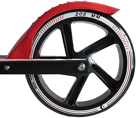 Best Sporting Scooter 205er Rolle, City-Roller mit grosser Trittfläche, Klapp-Ständer und Schaumstof