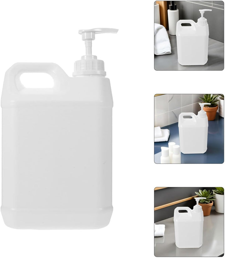 BESPORTBLE 2 Stück,5l Pumpspenderflasche aus Kunststoff mit Grosser Kapazität und Stossfestem Design