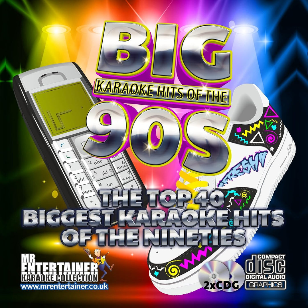 Mr Entertainer Big Karaoke Hits of The 90's (Nineties) CDG Pack. 40 besten Songs aus den Neunzigern