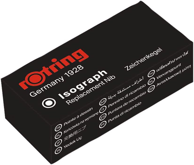rOtring-Ersatzfeder für Isograph-Tuschestifte | 0,10 mm 0,1 mm, 0,1 mm