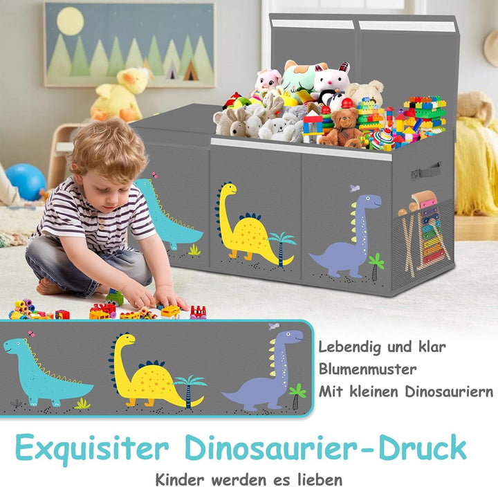 Spielzeugkiste mit deckel aufbewahrung kinderzimmer Extra Gross Aufbewahrungsbox Kinder - Faltbar Sp