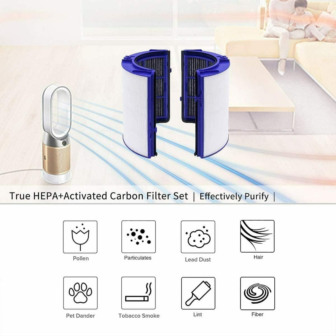 Luftreiniger HEPA & Kohlefilter Kompatibel mit Dyson PH01 Pure Humidify + Cool, HP06 Pure Hot + Cool