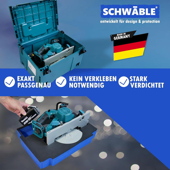 Schaumeinlage Schaumstoffeinlage für Makita Handkreissäge DHS680