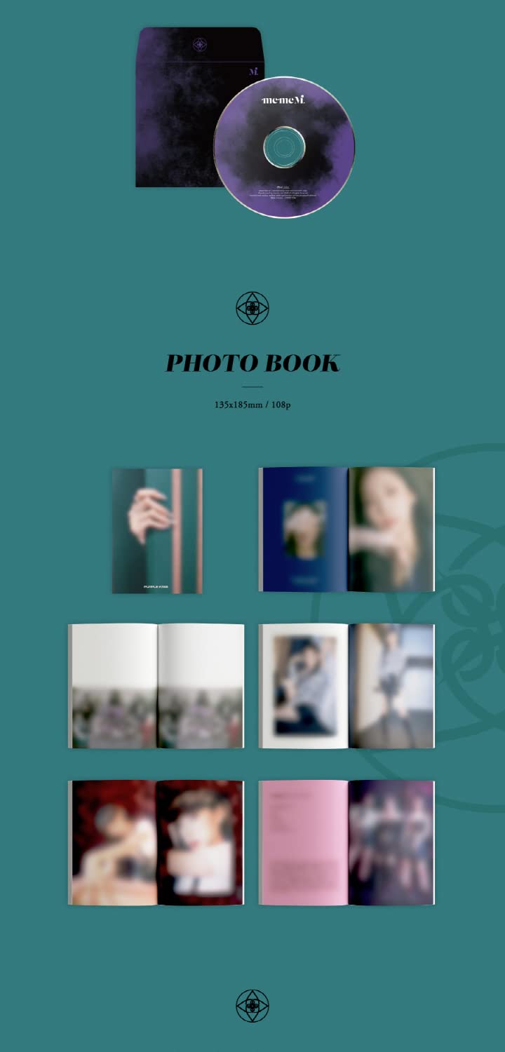 Purple Kiss memeM 3rd Mini Album M Version Contents+Poster+Tracking Sealed, Audio-CD