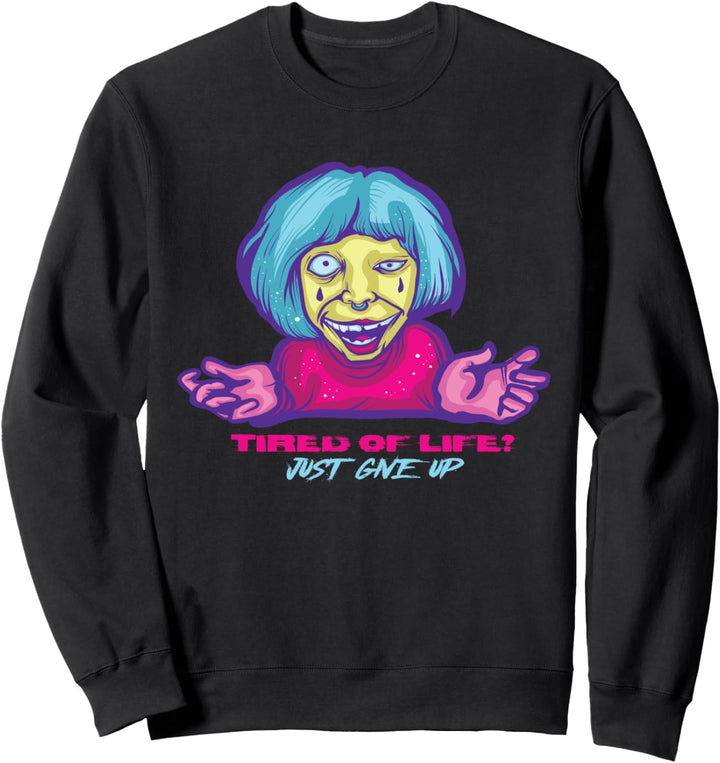 Geben Sie einfach ästhetische Pastell Goth Sweatshirt
