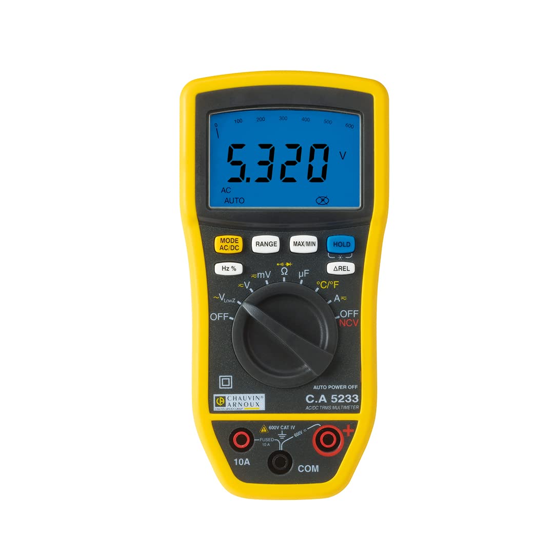 Chauvin Arnoux P01196733 C.A 5233 Multimeter (TRMS)