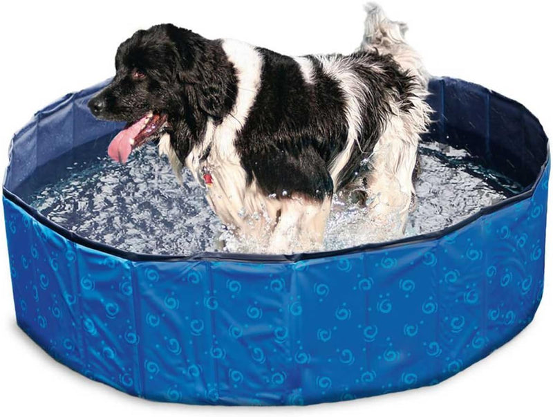 Karlie 521481 Doggy Pool H: 30 cm ø: 120 cm blau Blau L: 120 cm B: 120 cm H: 30 cm, Blau L: 120 cm B