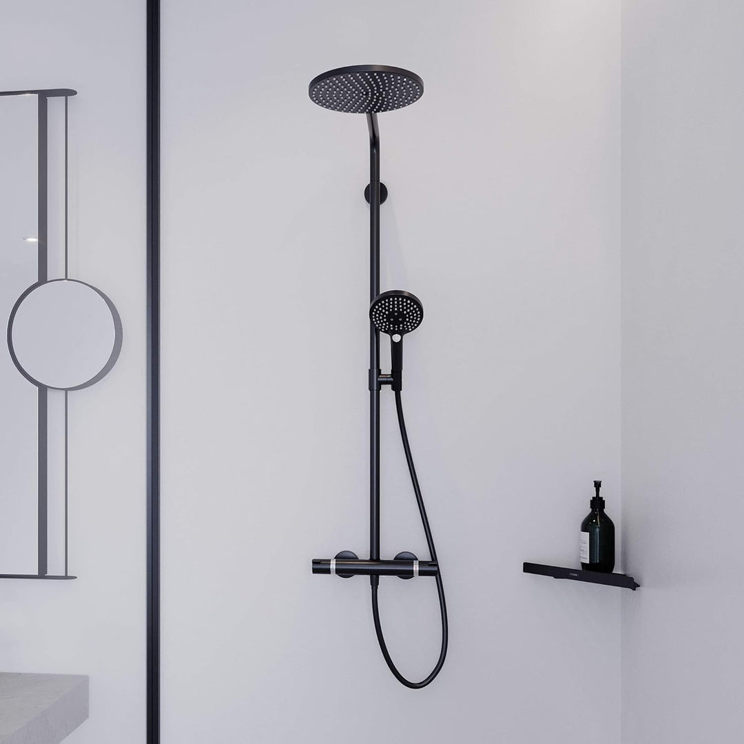 hansgrohe wassersparendes Duschsystem Raindance Select S 240 PowderRain Regendusche (Duschkopf, Dusc