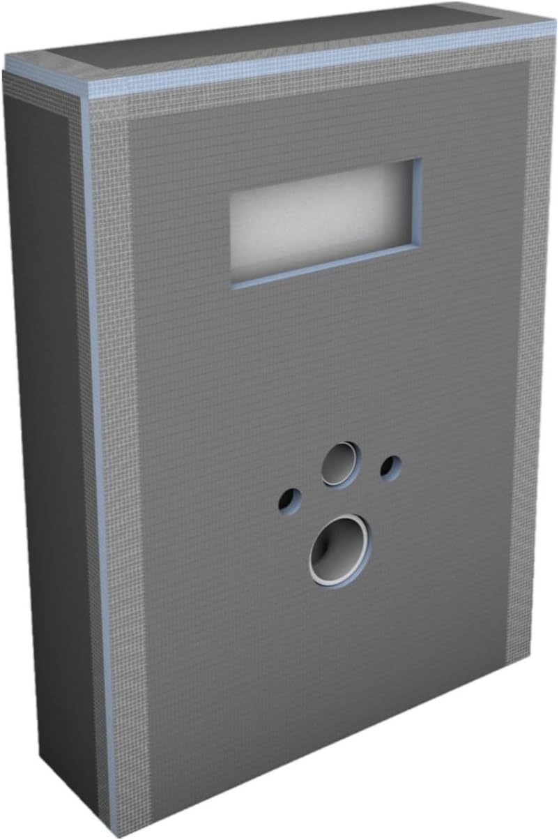 XPS I Board 1245 x 1200 mm x 20 mm – wasserdichte Verkleidungsplatte für WC-Halterungen, extrudierte