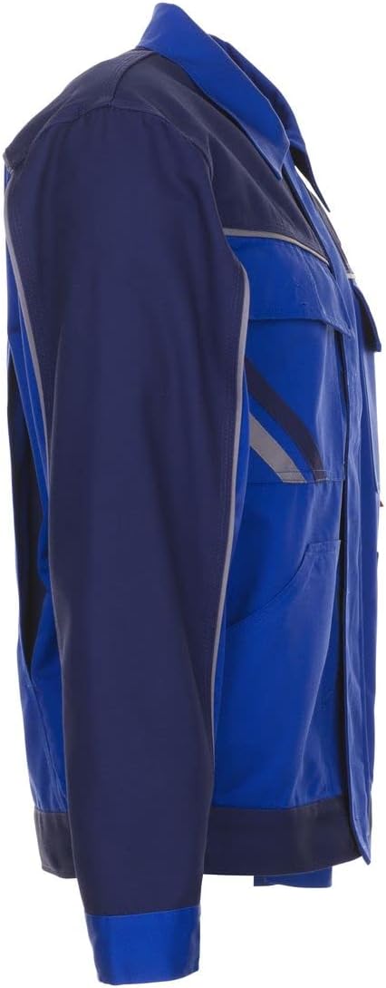 Planam Highline Herren Bundjacke zink kornblau rot Modell 2313 Grösse 54 Zink/Kornblau/Rot 54, Zink/