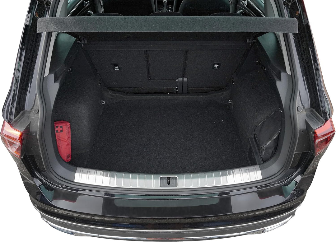 RECAMBO Ladekantenschutz Set Edelstahl kompatibel für VW Tiguan II | BJ ab 2016 - matt gebürstet mit