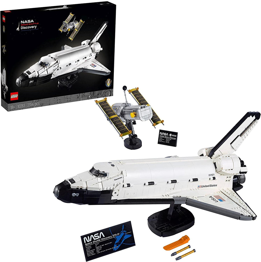 LEGO Icons NASA-Spaceshuttle "Discovery" Raumschiff, Rakete, Set für Erwachsene 10283 Single, Single