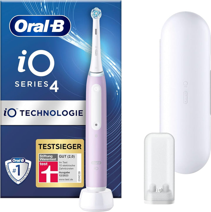 Oral-B iO Series 4 Elektrische Zahnbürste/Electric Toothbrush, 4 Putzmodi für Zahnpflege, Magnet-Tec