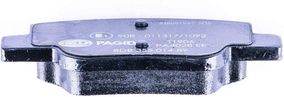 HELLA PAGID 8DB 355 014-891 Bremsbelagsatz - T1906 - Dicke/Stärke: 16.6mm - Bremssystem: Bosch - mit