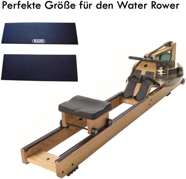 MAUMI Unterlegmatte Bodenschutzmatte Gummimatte Matte für Concept 2 WaterRower Rudergerät Wasser Erg