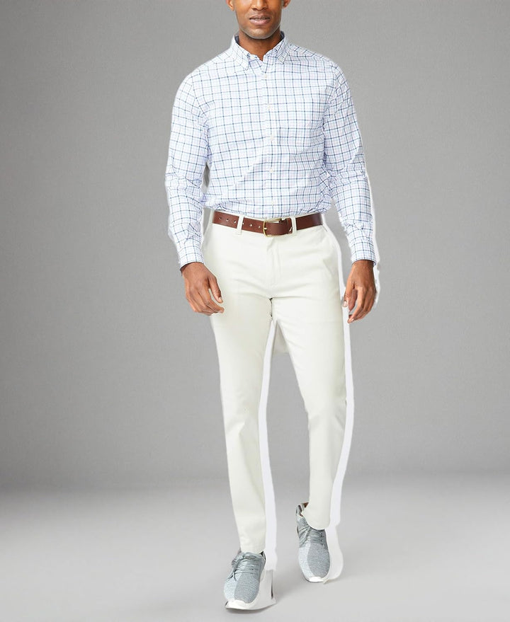 Nautica Herren Klassische Passform, Flache Vorderseite, Stretch, Solide Chino Deck Lässige Business-