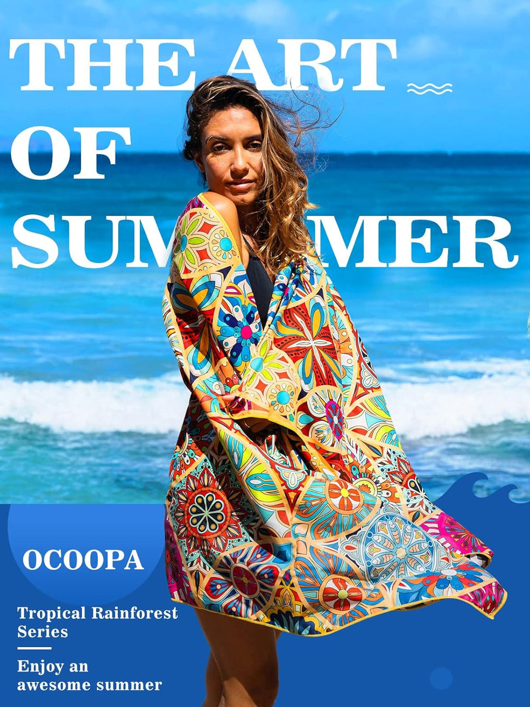 OCOOPA Mikrofaser Strandtuch - Extra grosses 178x80 cm Schnell Trocknendes, Weiches, Leichtes, Pfleg