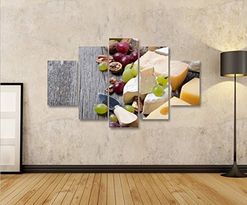 islandburner Bild Bilder auf Leinwand Käse V2 Küchenbild Küche MF XXL Poster Leinwandbild Wandbild D
