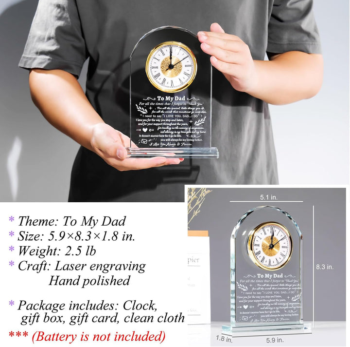 YWHL to My Dad Gifts from Daughter Son, Meaningful Birthday Gifts for Dad Who Wants Nothing, Father&