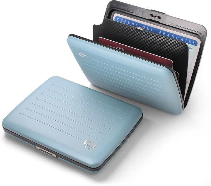 ÖGON -DESIGNS- V2 Smart Case Large - Aluminium Geldbörse - RFID Blockierung Kartenhalter - Kapazität