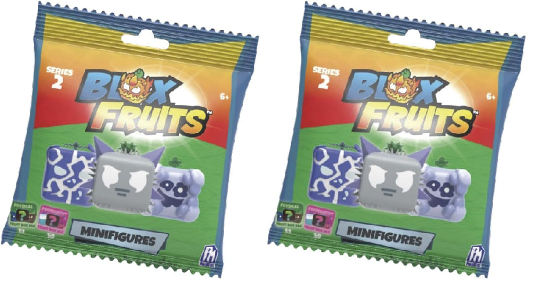 Blox Fruits Mini Figuren Collectible Blind Box Serie 2 (Packung mit 2)