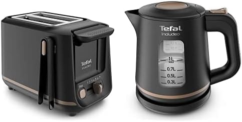 Tefal Includeo Frühstücks-Set |Toaster mit 7 Bräunungsstufen | Wasserkocher mit 1L Fassungsvermögen