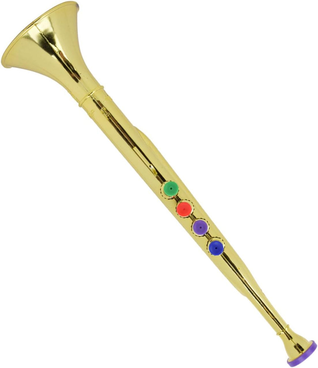 AUNMAS Kindertrompete, Goldene Beschichtete Kindertrompete, Vorschulmusikspielzeug, Oberflächenspass