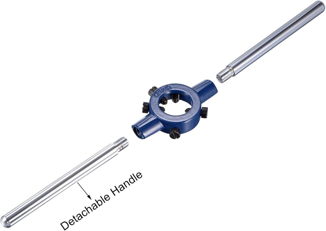 sourcing map 5/16-24 UNF Gewindeschneider Werkzeugsatz 25mm Rund Werkzeugschlüssel Hochgeschwindigke