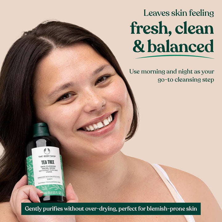 Tea Tree Waschcreme 250ml Tea Tree Facial Wash 250ml 250 ml (1er Pack), 250 ml (1er Pack)