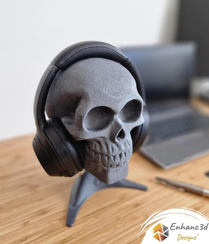 Headset Halterung – Totenkopf-Kopfhörer Ständer – Gaming Zubehör Zimmer Deko - Kopfhörer Halterung