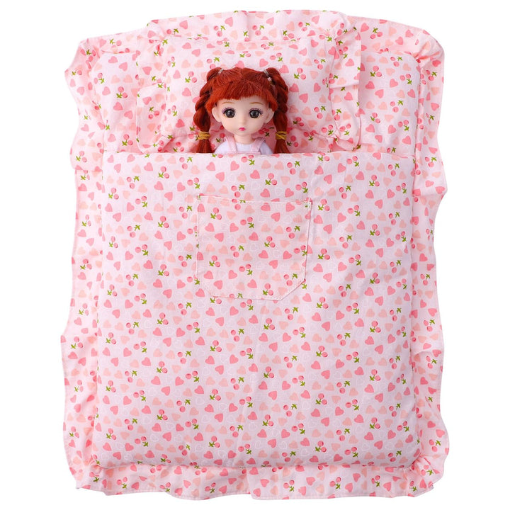 Supvox 1 Satz Puppen-erdbeer-Schlafsack Puppen Erdbeermatratze -Accessoire Doll Erdbeerschlafsack Pu