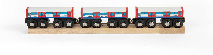 Bigjigs Schienen aus Holz U-Bahn - Weitere wichtige Holzschienen Marken sind kompatibel