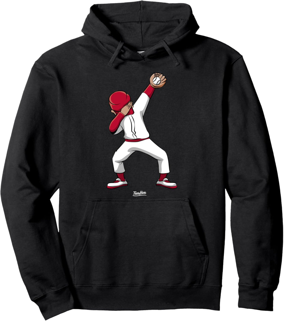 Dabbing Baseball Pullover Hoodie